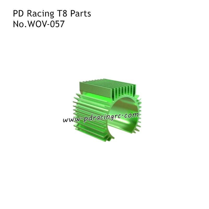PD Racing T8 TYRANTS RC Car Parts Heat Sink WOV-057