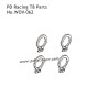 PD Racing T8 TYRANTS RC Car Parts Spring Loaded Snap Ring WOV-062