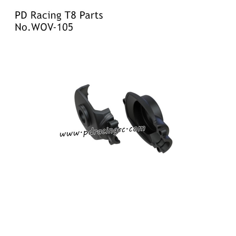 PD Racing T8 TYRANTS RC Car Parts Differential Housing WOV-105