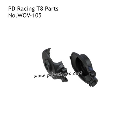 PD Racing T8 TYRANTS RC Car Parts Differential Housing WOV-105