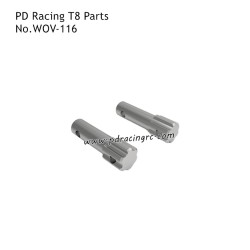 PD Racing T8 TYRANTS RC Car Parts Center Differential Gear Shaft WOV-116