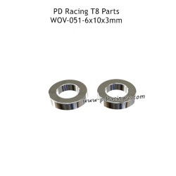 PD Racing T8 Parts 6x10x3mm Ball Bearings WOV-051