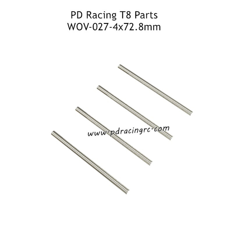 PD Racing T8 Parts 4x72.8mm Pin WOV-027