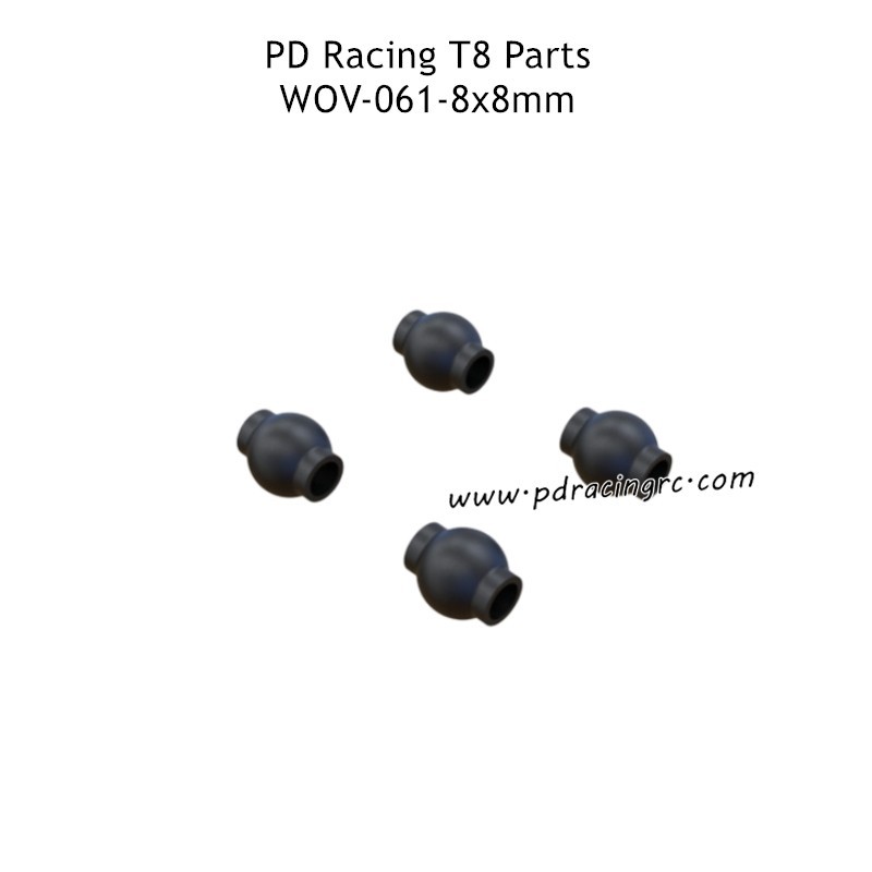 PD Racing T8 Parts 8x8mm Ball Pin WOV-061