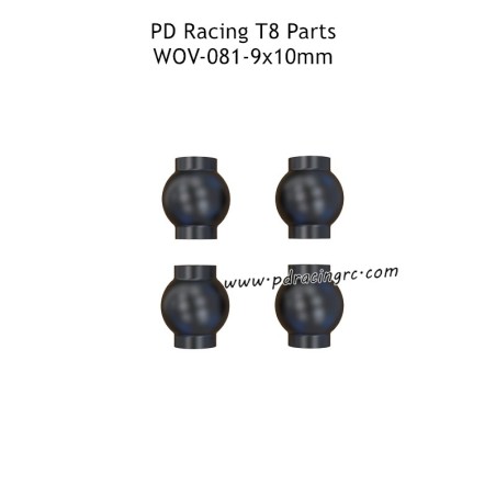 PD Racing T8 Parts 9x10mm Ball Pin WOV-081