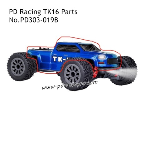 Car Shell PD303-019B Parts for PD Racing TK16 1/16 RC Truck