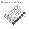 PD Racing T8 RC Car Upgrade Parts Large and Small Pins and Cross Blocks and E-clips