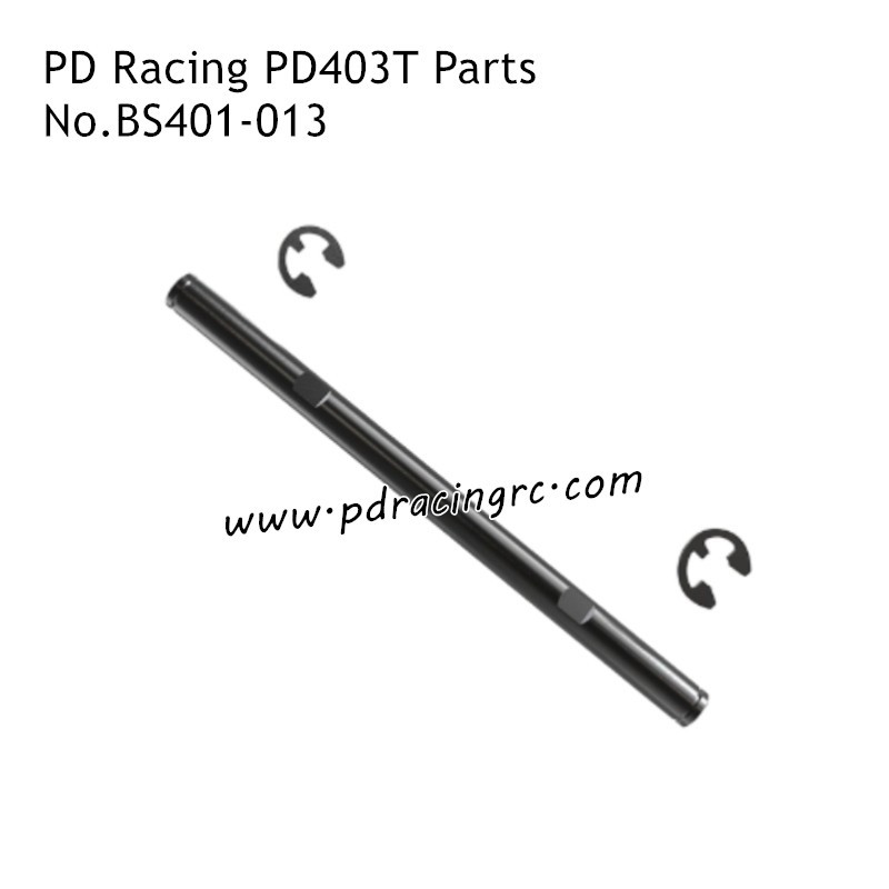 PD Racing PD403T RC Motorcycle Parts 56T Wheel Pin with E-Clip BS401-013