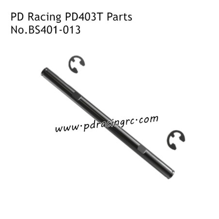PD Racing PD403T RC Motorcycle Parts 56T Wheel Pin with E-Clip BS401-013