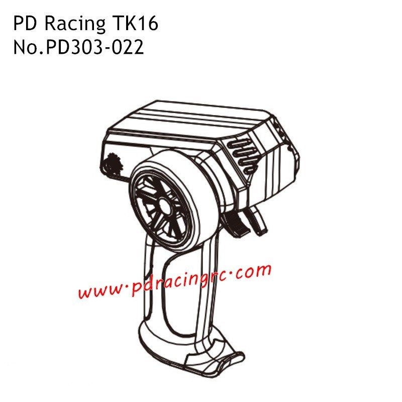 Transmitter PD303-022 Accessories for PD Racing TK16 Electric RC Truck Transmitter PD303-022 Accessories for PD Racing TK16 Electric RC Truck