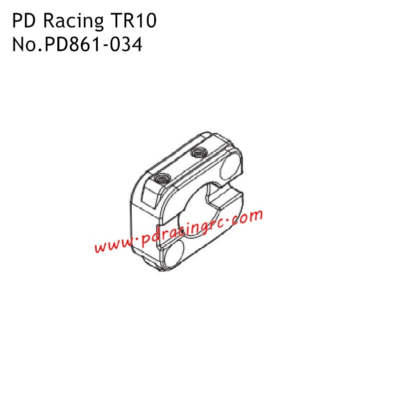 PD Racing TR10 Spare Parts Motor Plate B PD861-034 PD Racing TR10 Spare Parts Motor Plate B PD861-034