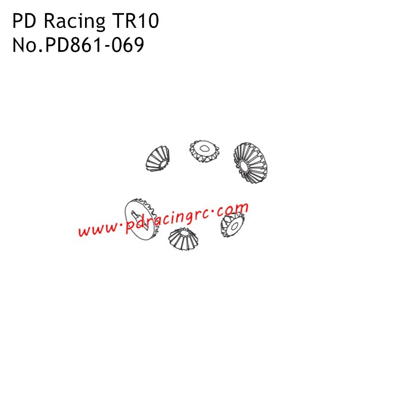 PD Racing TR10 Spare Accessories Centre Differential Inner Gear PD861-069 PD Racing TR10 Spare Accessories Centre Differential Inner Gear PD861-069