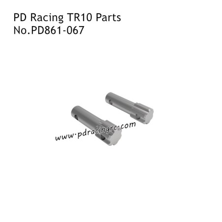 PD Racing TR10 Spare Accessories 8x24mm Differential Gear Shaft PD861-067