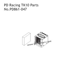 PD Racing 1/10 TK10 Parts EVA Foam Tape and Battery Limit Block PD861-047