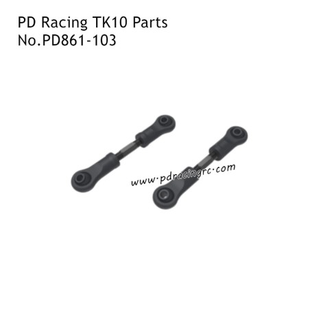 PD Racing 1/10 TK10 Parts Front Steering Linkage PD861-103