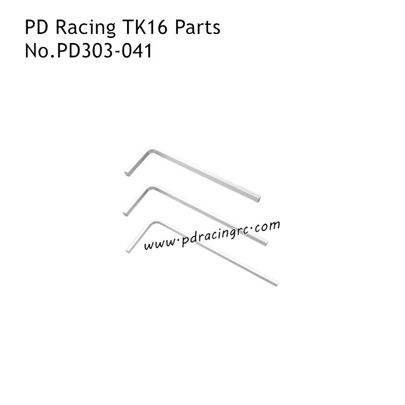 1.5 2.0 2.5MM Hex Wrench PD303-043 Accessories for PD Racing TK16 Electric RC Truck