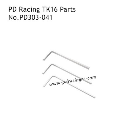 1.5 2.0 2.5MM Hex Wrench PD303-043 Accessories for PD Racing TK16 Electric RC Truck