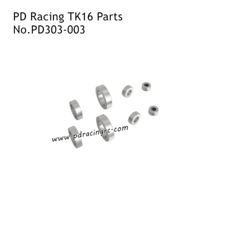 PD Racing TK16 1/16 RC Car Parts Bearings PD303-003