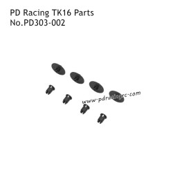PD Racing TK16 1/16 RC Car Parts Hex Nut and Connector B PD303-002