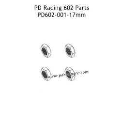 PD Racing PD602 RC Car Parts 17mm Wheel Nuts PD602-001