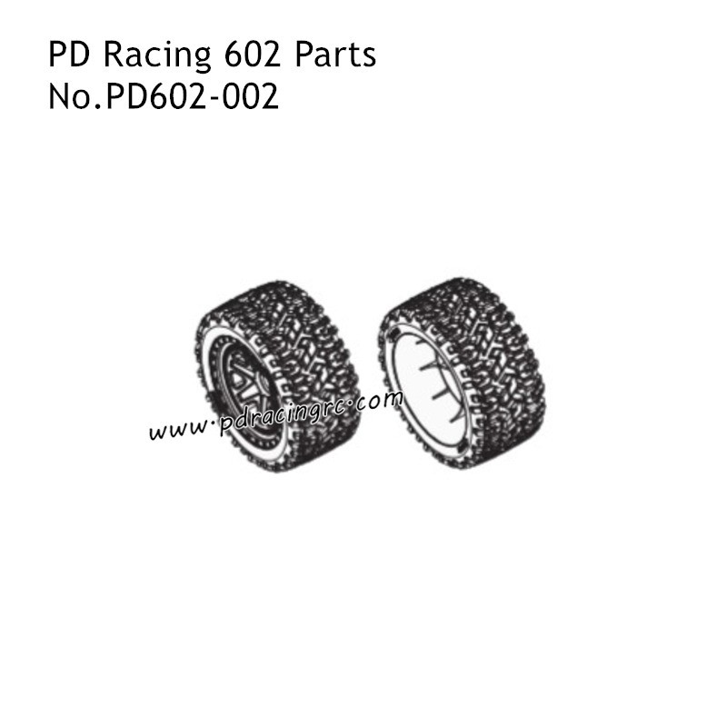 PD Racing PD602 RC Car Parts Wheels PD602-002