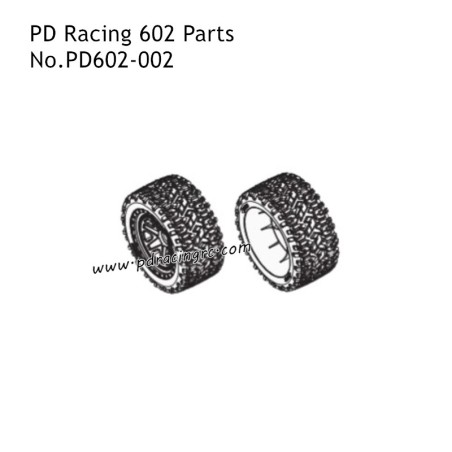 PD Racing PD602 RC Car Parts Wheels PD602-002