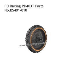 PD Racing PD403T RC Motorcycle Parts Front Off-Road Tire Unit BS401-010