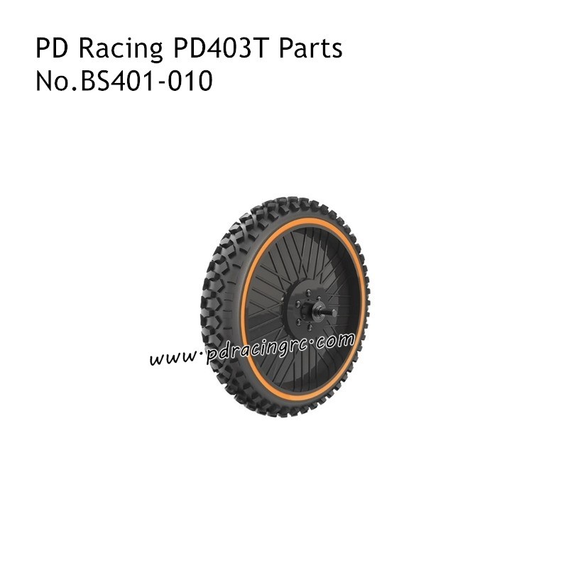 PD Racing PD403T RC Motorcycle Parts Front Off-Road Tire Unit BS401-010