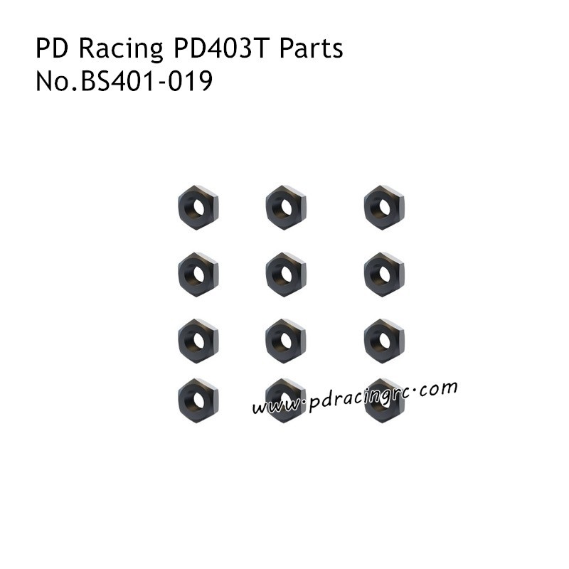PD Racing PD403T RC Motorcycle Parts M3 Nuts BS401-019