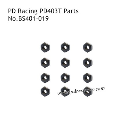 PD Racing PD403T RC Motorcycle Parts M3 Nuts BS401-019