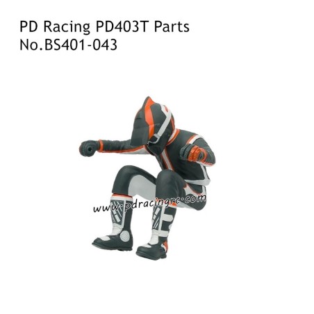 PD Racing PD403T RC Motorbike Parts Driver Simulator BS401-043
