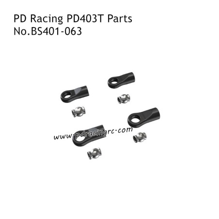 PD Racing PD403T RC Motorbike Parts Shock Absorber Components BS401-063