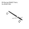 PD Racing PD403T RC Motorbike Parts Rear Shaft BS403-004