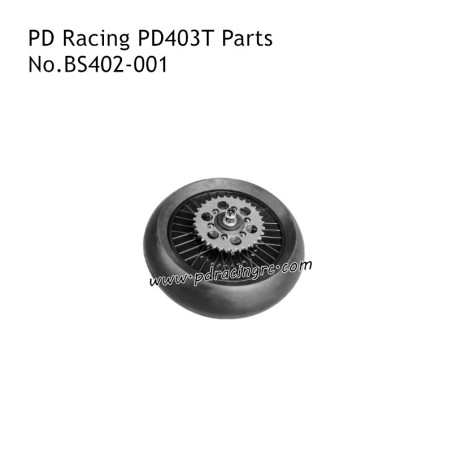 PD Racing PD403T RC Motorbike Parts Front Tire Hub Assembly BS402-001