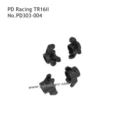 PD Racing TR16II PD304T Brushed RC Car Parts Front and Rear Steering Knuckle PD303-004