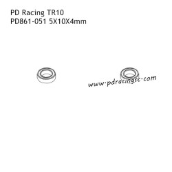 PD Racing TR10 Spare Accessories 5X10X4mm Bearing PD861-051