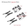 PD Racing TK10 Upgrade Parts Metal Slider Shafts and Male Seat Assemblies