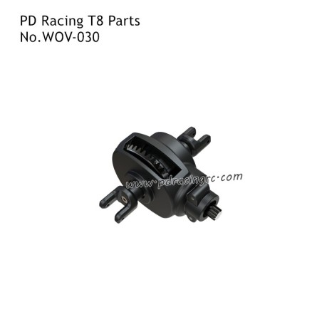 PD Racing T8 RC Car Parts Front/Rear Differential Assembly WOV-030