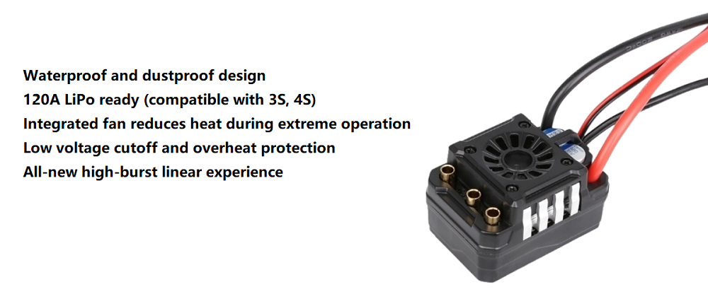 PD Racing T8 Parts ESC Overview