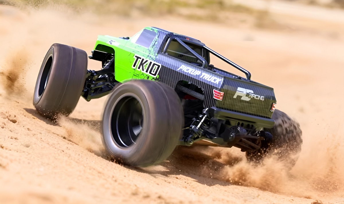 PD Racing TK10 V3 High Speed RC Car Green Overview
