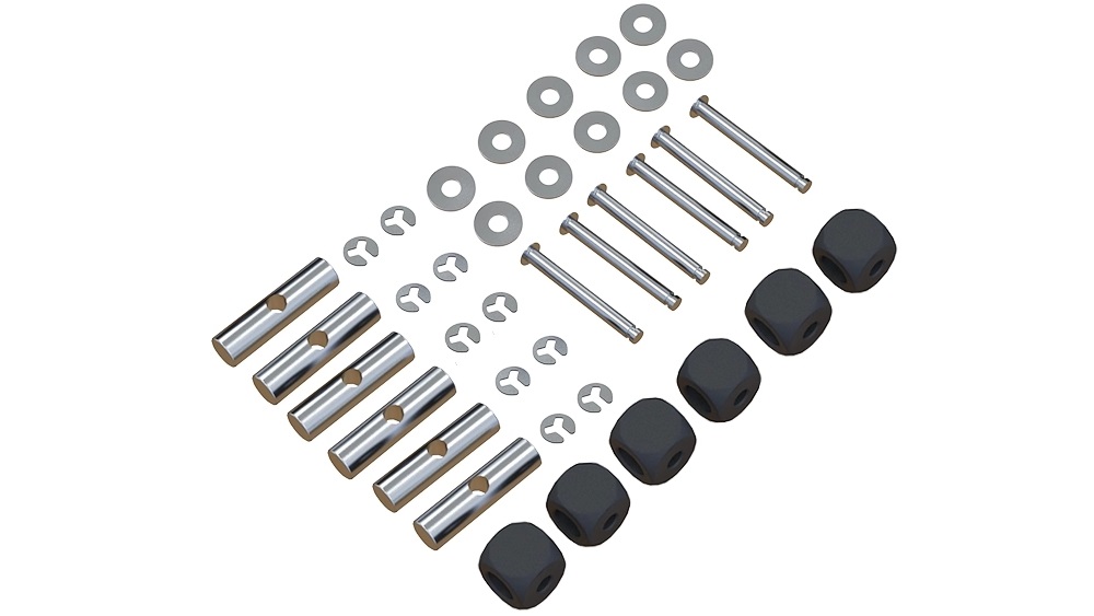 PD Racing TK10 Upgrade Parts Metal Sliding Shaft Components