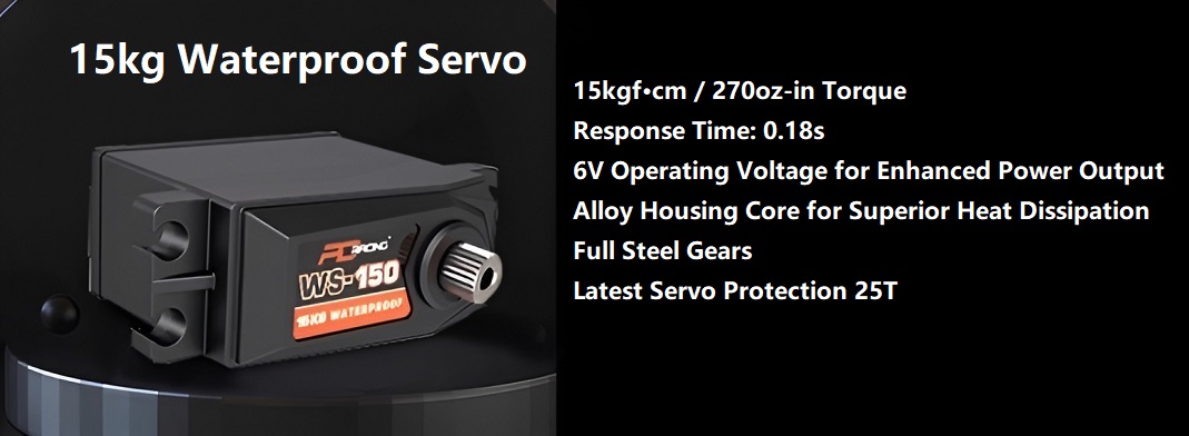 PD Racing TK10 V2 120A Brushless 15KG Servo